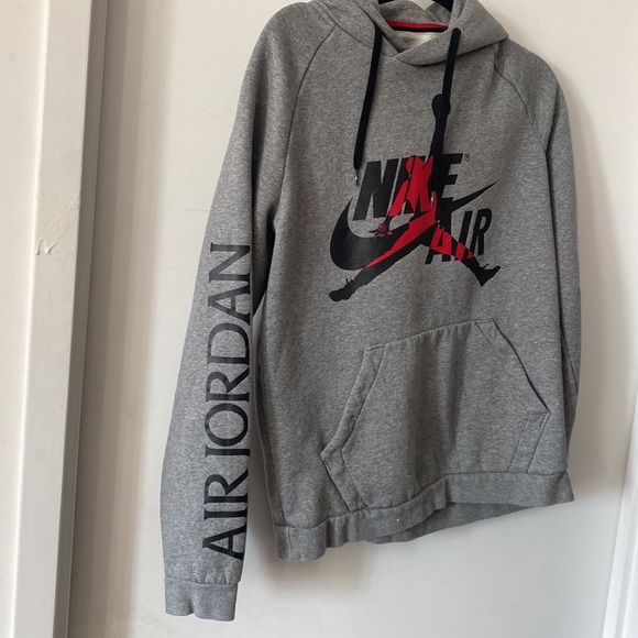 AIR JORDAN JUMPMAN CLASSIC 
MENS HOODIE Fleece Hoodie melange gray - Picture 5 of 6